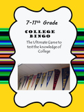 College Bingo. College Awareness for your students. SALE