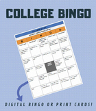 College Bingo - College Research - Favorite College