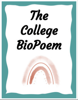 Preview of College BioPoem