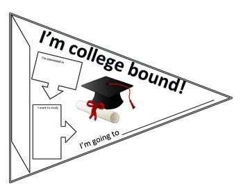 Preview of College Bound Pennant