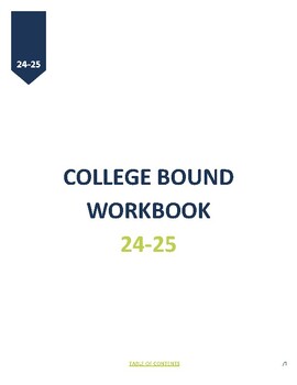 Preview of College Bound Senior Year Workbook