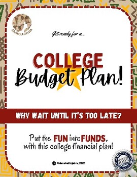 Preview of Goodbye Highschool, Hello College! - College Budget Plan