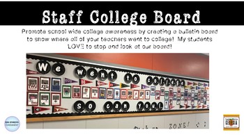 Preview of College Bulletin Board Template