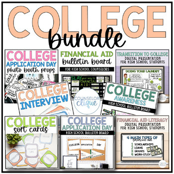 Preview of College Bundle for High School Counselors
