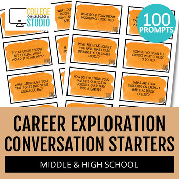 Preview of College & Career Activities | Conversation Starters | Career Exploration