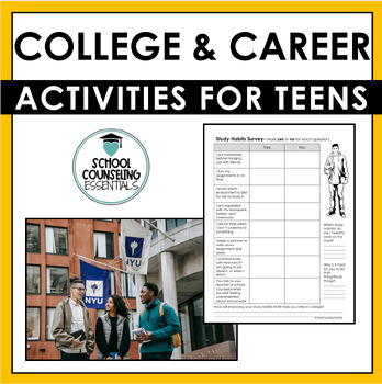 Preview of College & Career Readiness Growing Bundle with Interactive Activities for Teens!