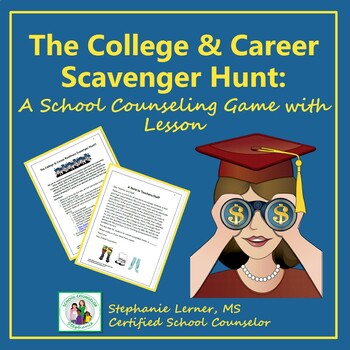 Preview of College & Career Scavenger Hunt:  A Distance Learning School Counseling Game