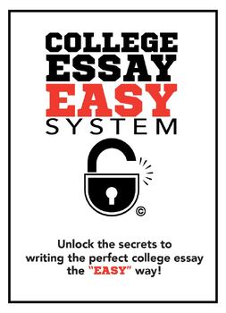 Preview of College Essay Easy System