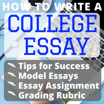 Preview of COLLEGE ESSAY Writing Unit: Personal Narrative Advice, Examples, & Assignment