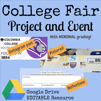 Preview of College Fair Project and Event