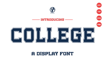 Preview of College Font