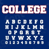 College Font | American Football Letters | FontStation