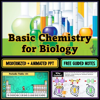 Preview of College-Level Chemistry for Biology PowerPoint | AP, IB, AICE, Dual Enrollment