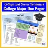 College Major One Pager Project l College and Career Readiness