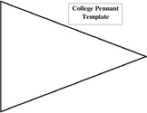 College Pennant Template