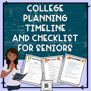 Preview of College Planning Timeline and Checklist for Seniors