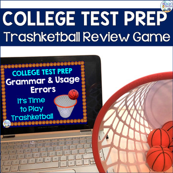 Preview of Grammar & Usage Errors:  College Test Preparation Trashketball Game