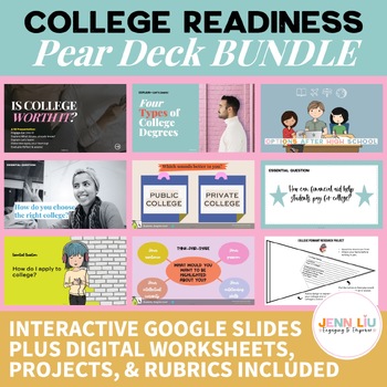 Preview of College Readiness Pear Deck BUNDLE