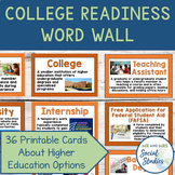 College Readiness Word Wall