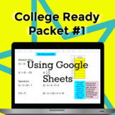 Pre-Algebra Skills Review - Self-checking Google Sheets Version