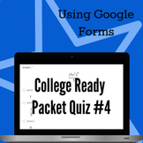 College Ready Roots, Radicals & Exponents Google Forms Quiz