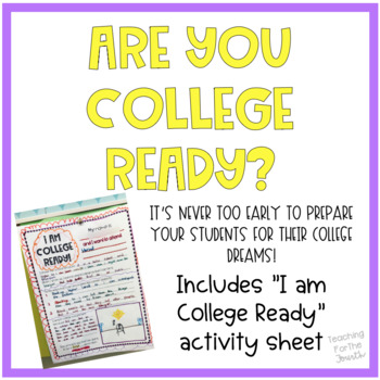 Preview of College Ready Student Activity
