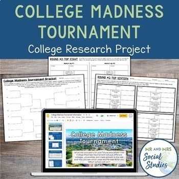 Preview of College Research Project | College Madness Tournament | College Readiness