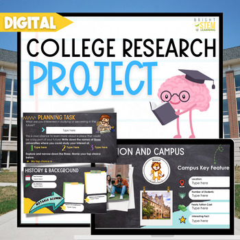 Preview of College Research Project Digital