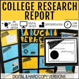 College Research Project Paper & Digital Options + Technic