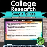 College Research Project for Google Slides