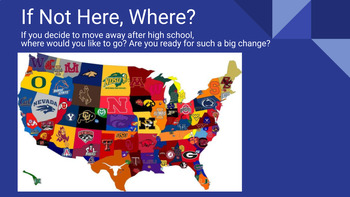 Preview of College Research Project on Moving Away for College *Great for AVID*
