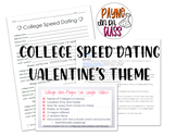 College Speed Dating- Valentine's Activity