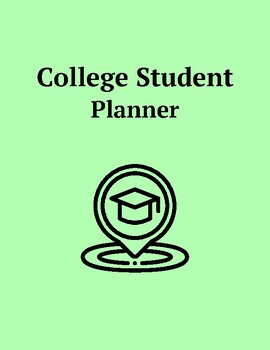 Preview of College Student Planner ($0.99) UNIVERSITY PRINTABLE