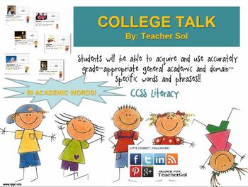 Preview of College Talk!