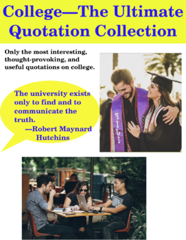 Preview of College--The Ultimate Quotation Collection