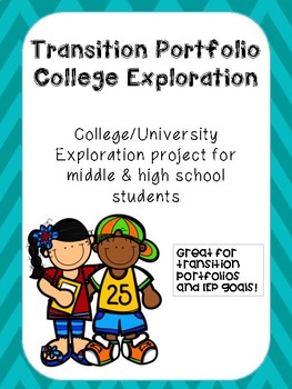 Preview of College/Transition Exploration Project