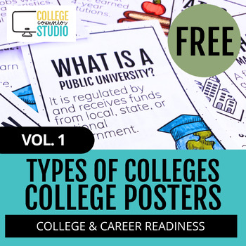 Preview of FREE College and Career Word Wall | Vol. 1