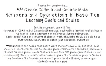 Preview of College and Career (Common Core) Mathematics - Numbers & Operations in Base Ten