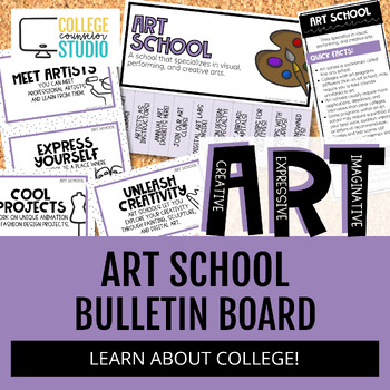 Preview of College and Career Readiness | Art School Bulletin Board