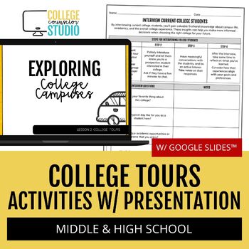 Preview of College and Career Readiness | College Tours | 6th - 12th