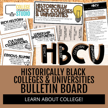Preview of College and Career Readiness | HBCU Bulletin Board