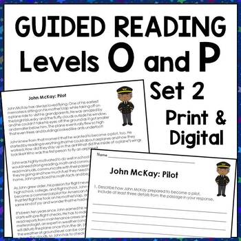 Preview of 3rd and 4th Grade Reading Passages: Career Theme {Google Classroom & Printable}