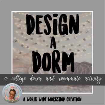 Preview of College and Career Readiness Senior Design a Dorm Room and Roommate Activity