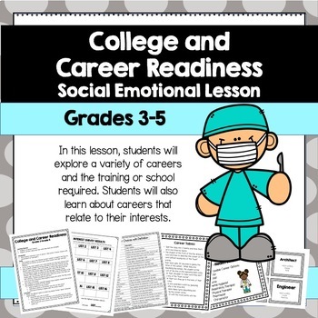 Preview of Social Emotional Learning Activities and Worksheets | College and Career |