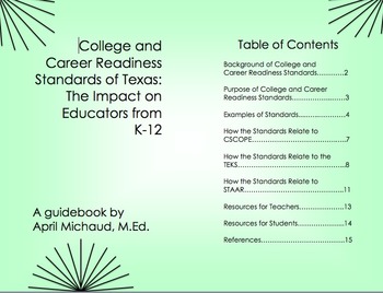 Preview of College and Career Readiness Standards Guidebook