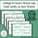 College and Career Readiness Warm-ups, Notebook Prompts, o