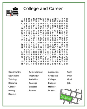 Preview of College and Career Word Search