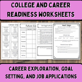 College and Career Worksheets | Goals, Career Clusters, an