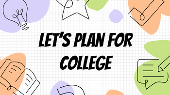 Preview of College and Scholarship Planning Presentation