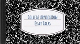 College application essay hacks - help students write the 
